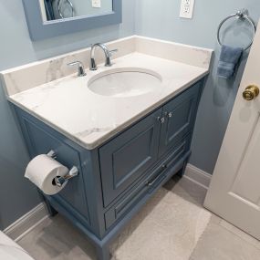 Modern Blue Vanity