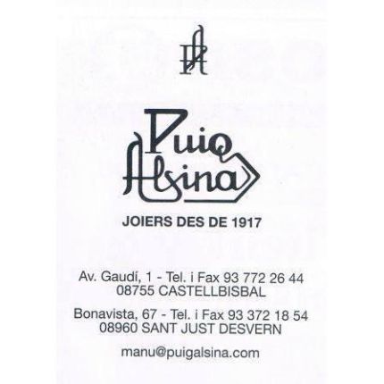 Logo van Manuel Puig Alsina