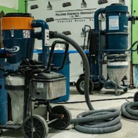 INDUSTRIAL DUST COLLECTORS 

Dust collection is a crucial aspect for concrete polishing and construction purposes because the air becomes filled with silica dust, dirt, and debris, which can be very harmful to our health.