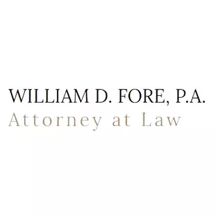 Logo da William D. Fore P.A.