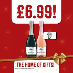 £6.99 on I heart Prosecco