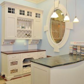 Kitchen Views Display Vignette - White Cabinets