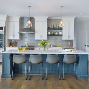 Kitchen with New England Tones