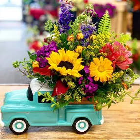 Road Trip - Flower Arrangement and Vase