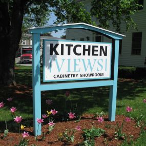 Kitchen Views Welcome Sign - Berlin Showroom