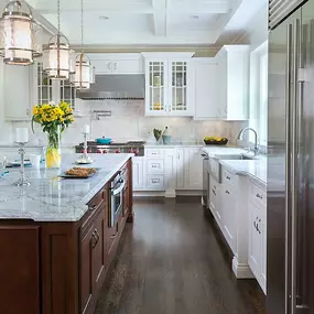 Kitchen with Greenfield Inset Style Cabinetry