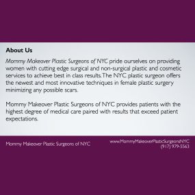 Mommy Makeover Plastic Surgeons of NYC - About Us