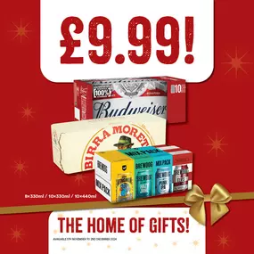 Selected spirts favourites £14.99, bargain booze