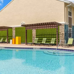 Chill area at pool