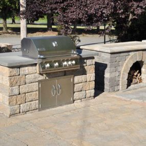 Outdoor kitchen and grill