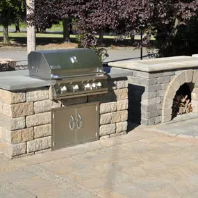 Outdoor kitchen and grill