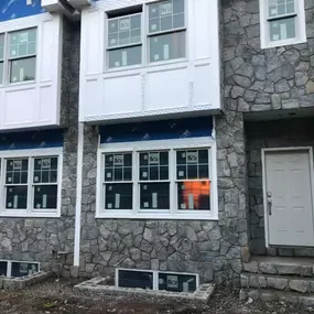 Stone Work On Townhouse Exterior