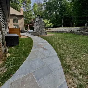 stone walkway