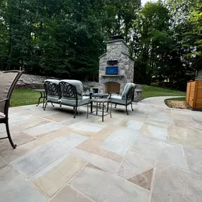 stone patio