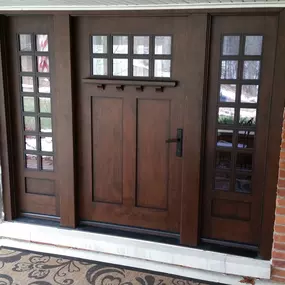 Custom Wood Entry Way