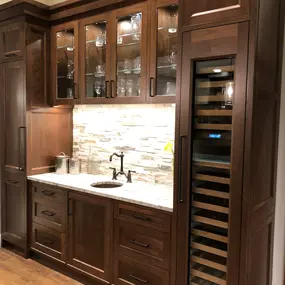 Plato Cabinet Display - Dillman & Upton Showroom