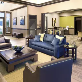 Living Room at Grand Oak at Town Park