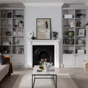 Fitted Bookcase in an Alcove in Sherbourne Dove