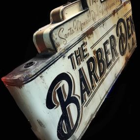 Barber shop marquee