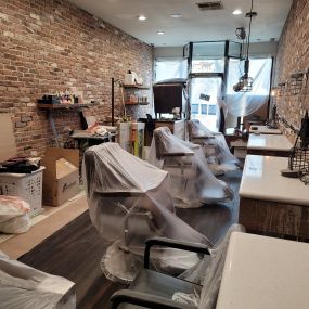 Barber shop interior