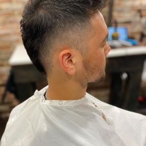 Half Fade Faux   Hawk Haircut