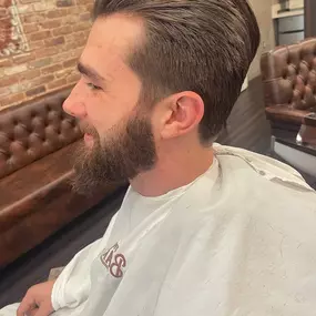 Low 1-Guard Haircut and Beard Trim