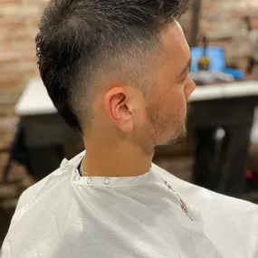 Half Fade Faux   Hawk Haircut