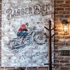 The Barber Den LA Ghost Sign