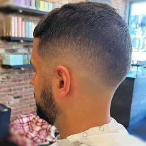 Mid Skin Drop Fade Haircut