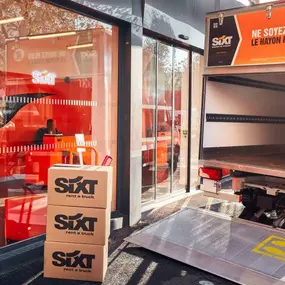 Sixt location d'utiliraire hayon Paris Nanterre