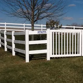 Vinyl Paddock Fence