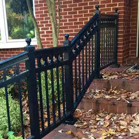 Aluminum Handrail on Steps