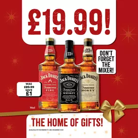 £15.99 on selected spirits