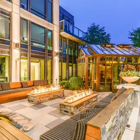 Outdoor Patio and Community Garden