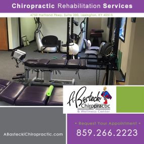 Chiropractic rehabilitation Lexington KY. A. Bastecki Chiropractic & Wellness Center offers chiropractic care in Lexington. Call for your appointment: 859-266-2223 -OR- https://www.abasteckichiropractic.com/