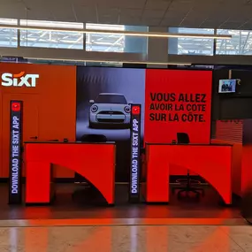 SIXT location voiture Nice aéroport Terminal 1