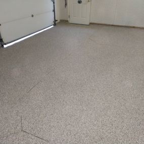 Finished PremierOne Epoxy garage floor in Mechanicsburg, PA