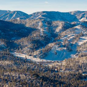 Enjoy top to bottom sunny day laps at Bear Mountain.