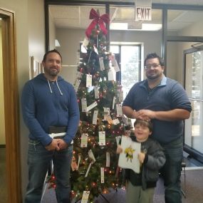 Working with the Salvation Army for the Giving Tree with two of our best Project Managers
