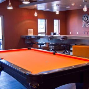 Pool Table and Bar Area,