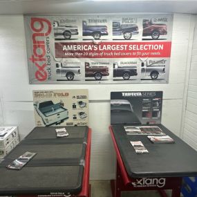 Rhino Linings of Fredericktown providing Extang truck bed covers for customers to buy in Fredericktown, OH.