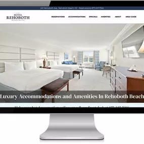 Hotel Rehoboth - Hotel website design