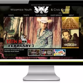 Wicomico Youth & Civic Center - Civic Center Website Design