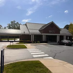 Outside view of the State Employees' Credit Union Greensboro-Holden road branch