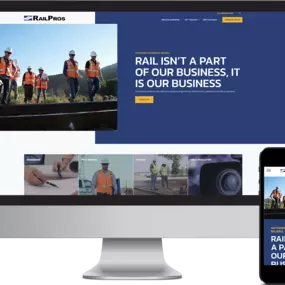 B2B Website development for Railway Engineering Company