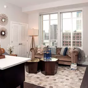 Oversized Windows with Roller Blinds