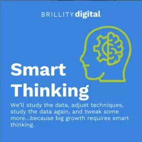 ???? Big growth doesn’t happen by chance. It takes intelligent thinking! ????

???? At Brillity, we dive deep into the data, adjust our strategies, analyze again, and keep refining until we get results. ????

✅ If you’re ready for a marketing team that’s always thinking ahead, let’s get to work! ????