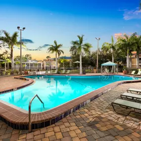 Two sparkling pools