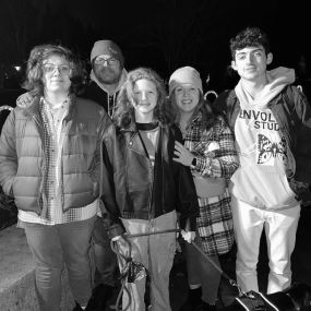 The Nichols Family at the Wilsonville Holiday Tree Lighting Dec. 2022