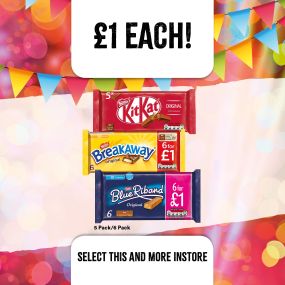 Selected Chocolate biscuits only £1 at select convenience